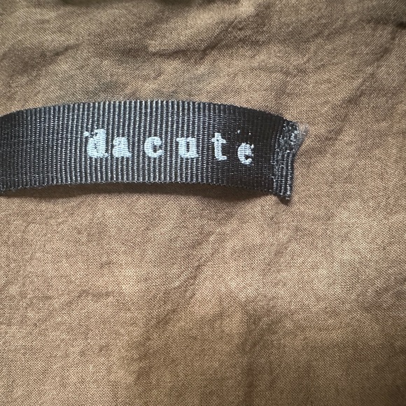 DACUTE -leather Jacket size 42 Italian. Never worn like new. - Picture 5 of 8